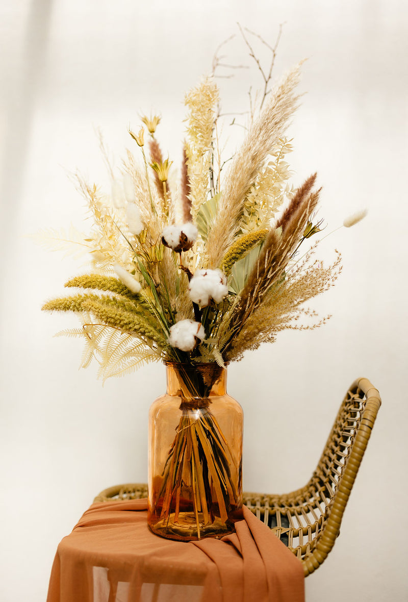 FIELDS OF GOLD LARGE DRIED HANDTIED BOUQUET