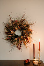 BERRY NEVER TAKING IT DOWN WREATH 60cm
