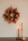 FOREVER FALLEN LEAF WREATH 40cm