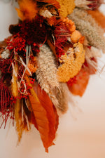 FOREVER FALLEN LEAF WREATH 40cm