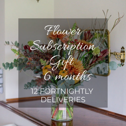 6 Month Flower Subscription Gift - Fortnightly 12 deliveries