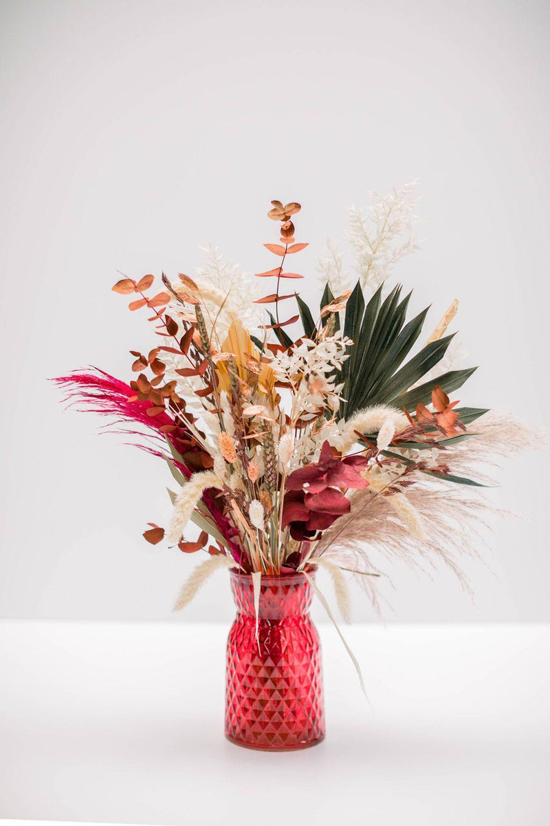 THE AURA SKY LARGE DRIED HANDTIED BOUQUET - New Moon Blooms